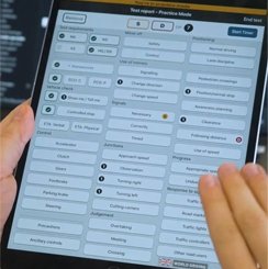 Driving examiners iPad app