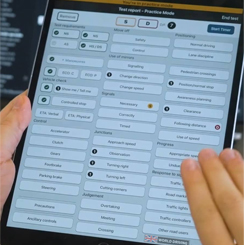 Driving examiners iPad app