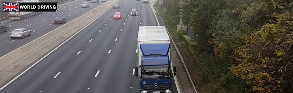 Overtaking on a motorway